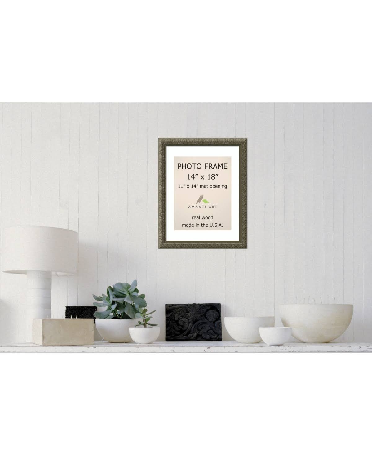 Pewter Matted Photo Frame S694836
