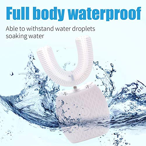 Ultrasonic U-Shaped 360° Electric Toothbrush (White) L24073