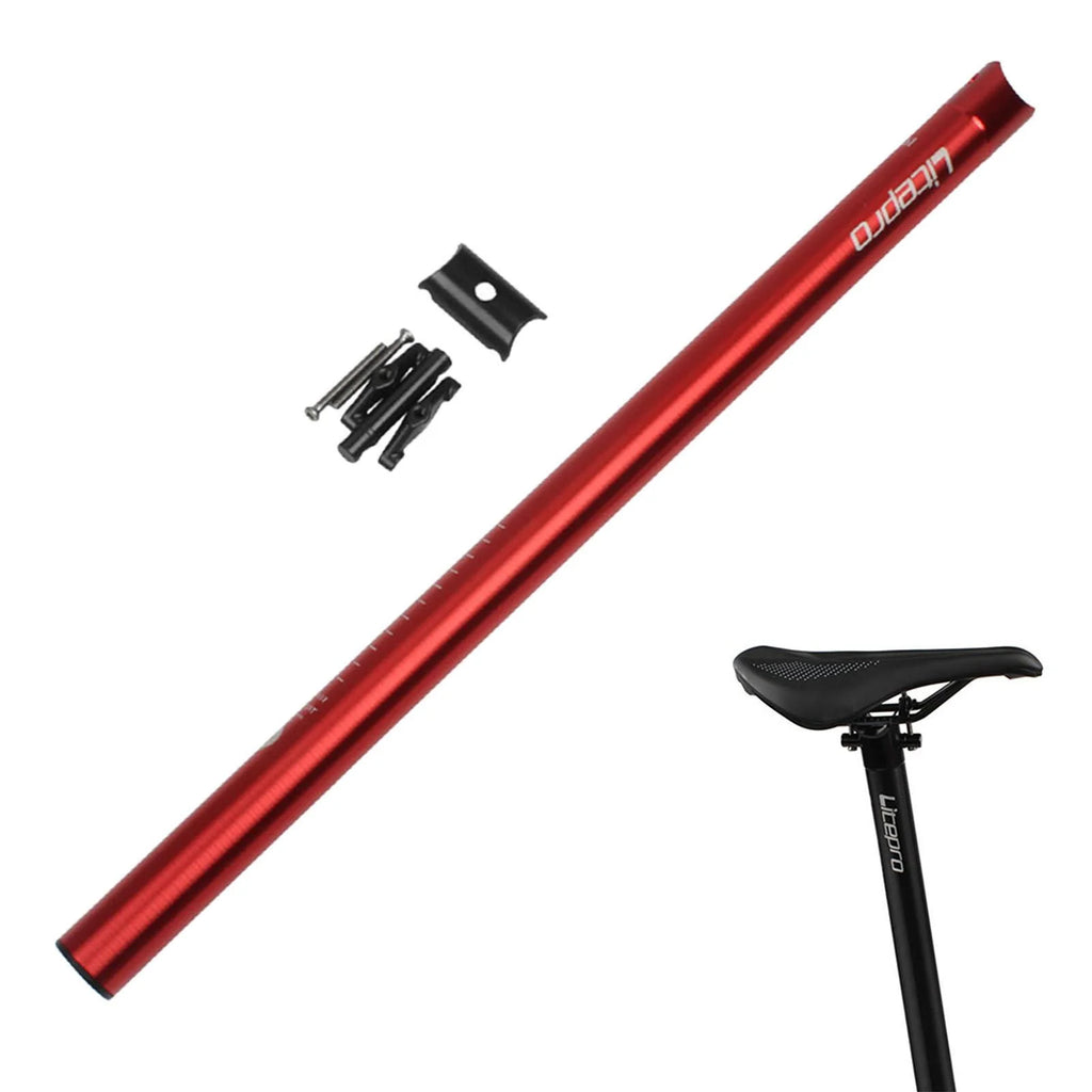 Red Cycling Folding Bike Seatpost 31.8x600mm G476