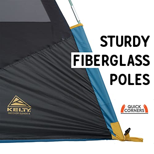 4 Person Camping Tent with Fiberglass Poles W1119