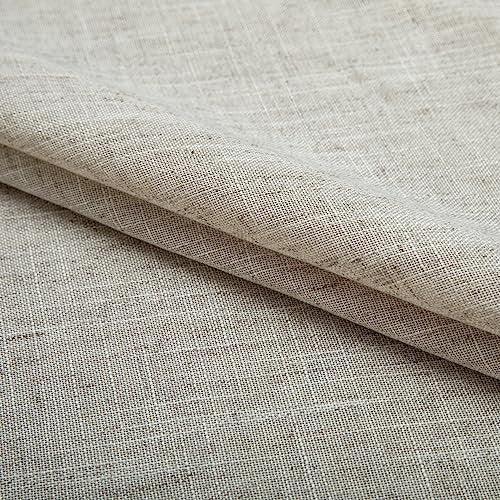 Grommet Linen Blended Sheer Curtains R301