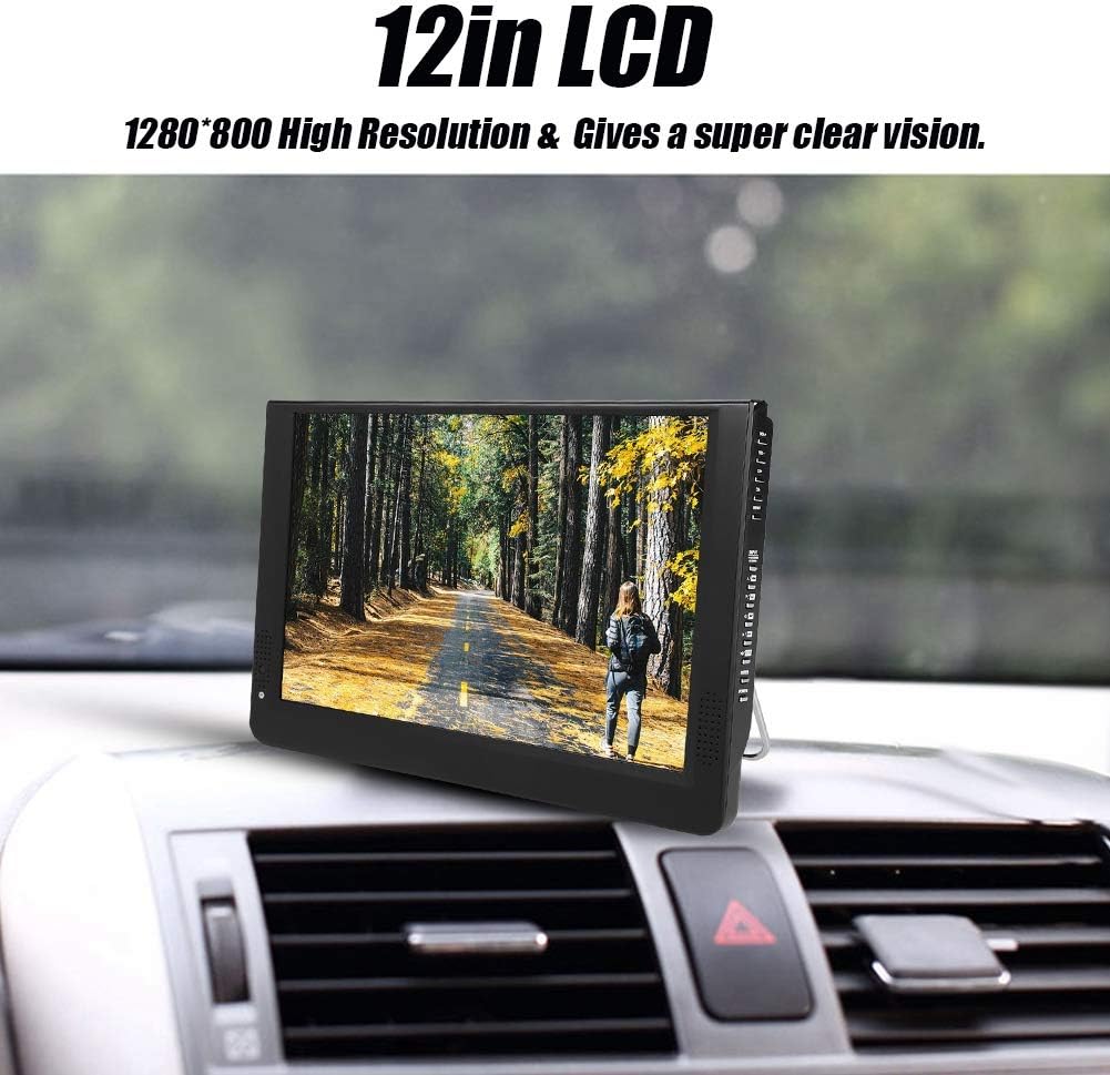 12 Portable Widescreen LCD TV with Remote Control L994865