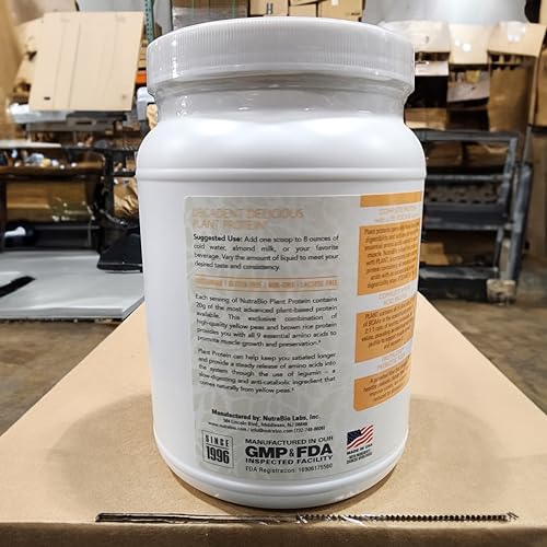 Vanilla Wafer Plant Protein Powder, 20G Protein per Scoop V47321