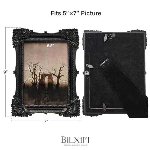 8x10 Antique Black Ornate Picture Frame Z636358