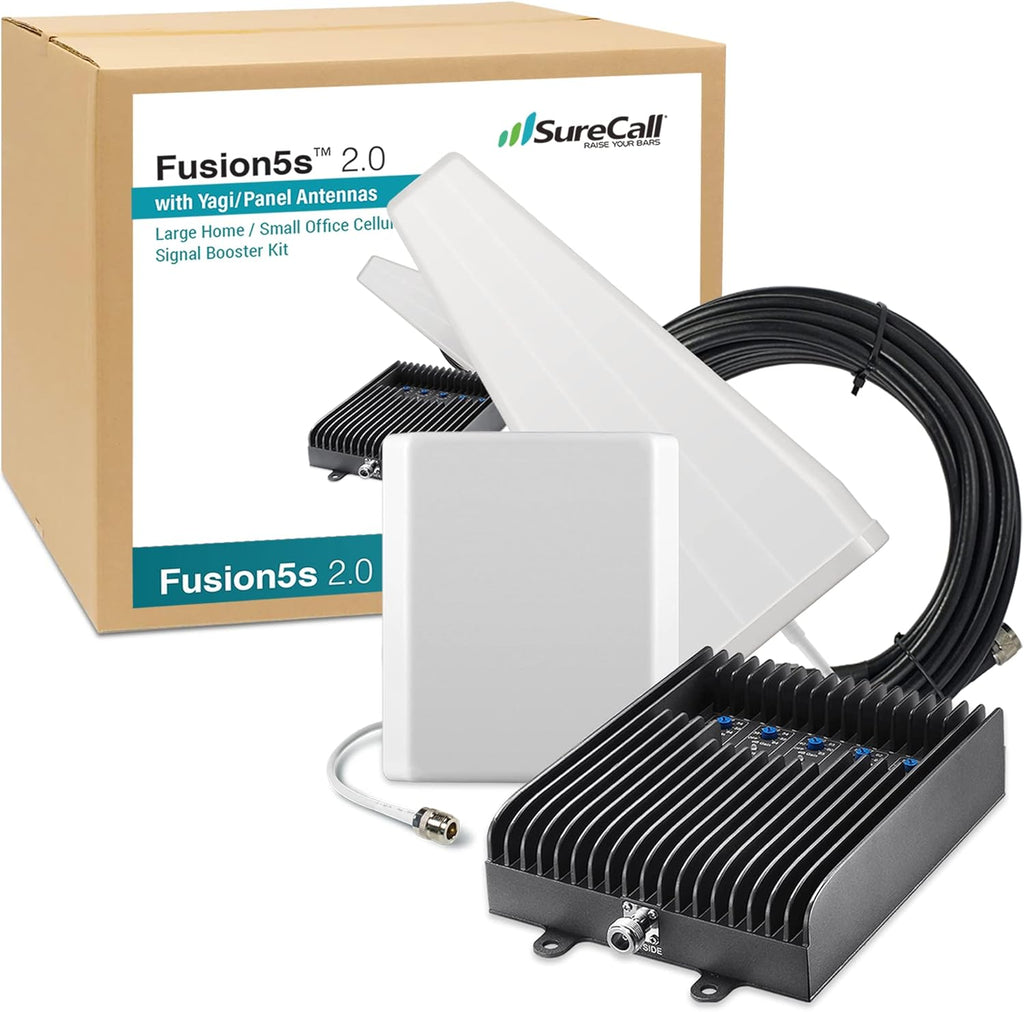 Cell Phone Signal Booster with Yagi Dome Antennas, 5G/4G LTE M253295