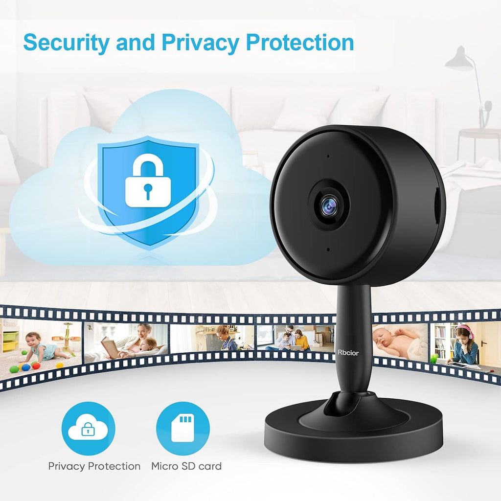 2 Pack 1080P 2.4GHz WiFi Wireless Indoor Security Camera with Night Vision J430