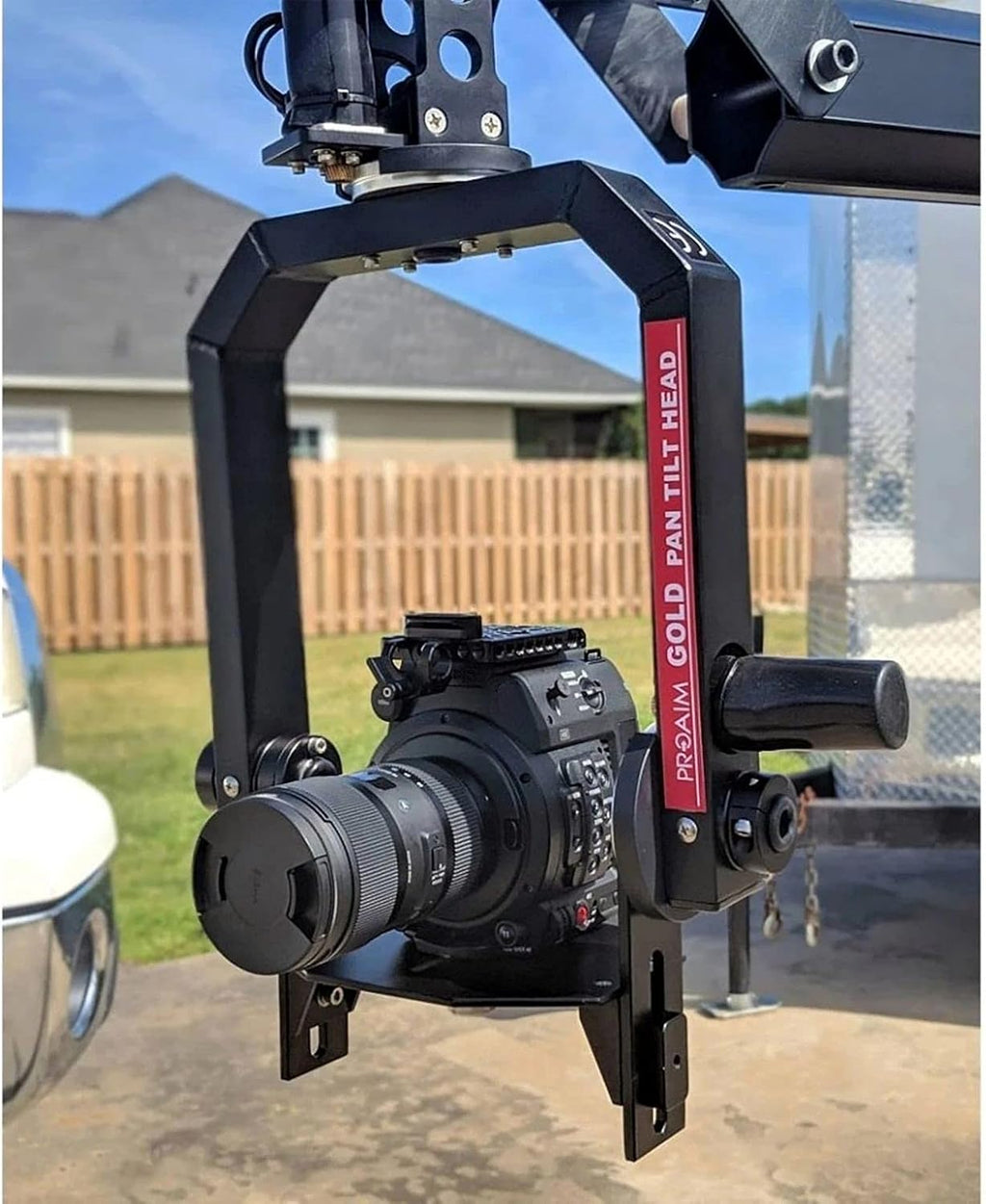 Gold Camera Pan Tilt Head with Joystick Control D34337