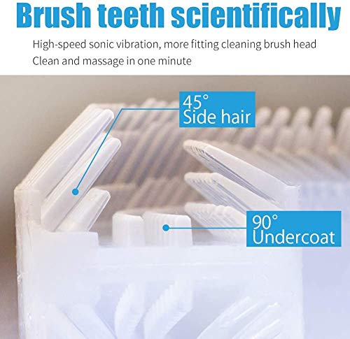 Ultrasonic U-Shaped 360° Electric Toothbrush (White) L24073