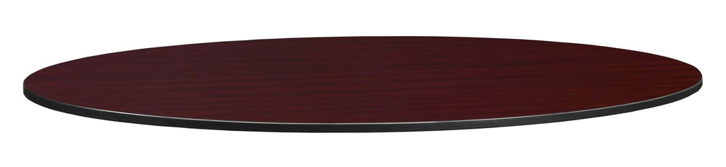 Oval Table Top - Mahogany Mocha Walnut V7940