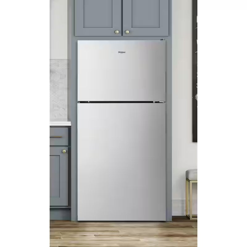 18.2 cu. ft. Top Freezer Refrigerator in Stainless Steel H84992