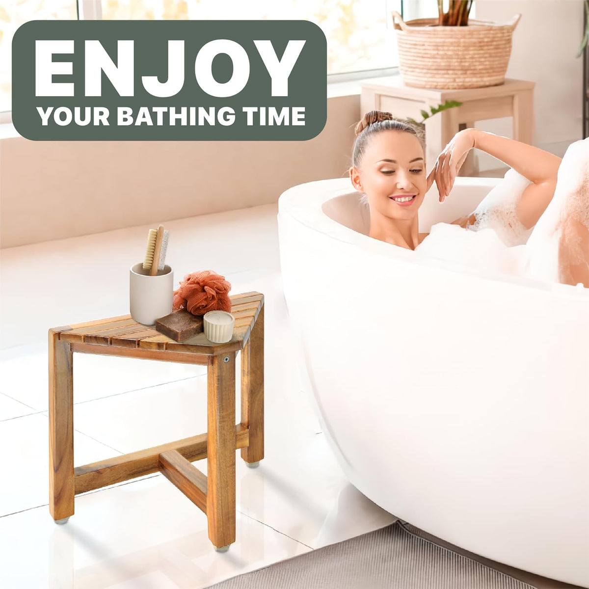 Corner Shower Stool Z6530