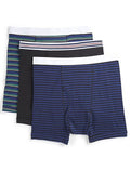 Navy Stripe Big and Tall Boxer Briefs, Pack of 3 P29294