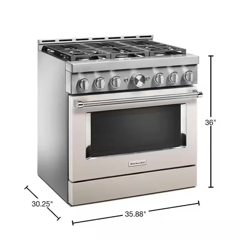 5.1 cu. ft. Smart Gas Range with Self-Cleaning and True Convection Y448