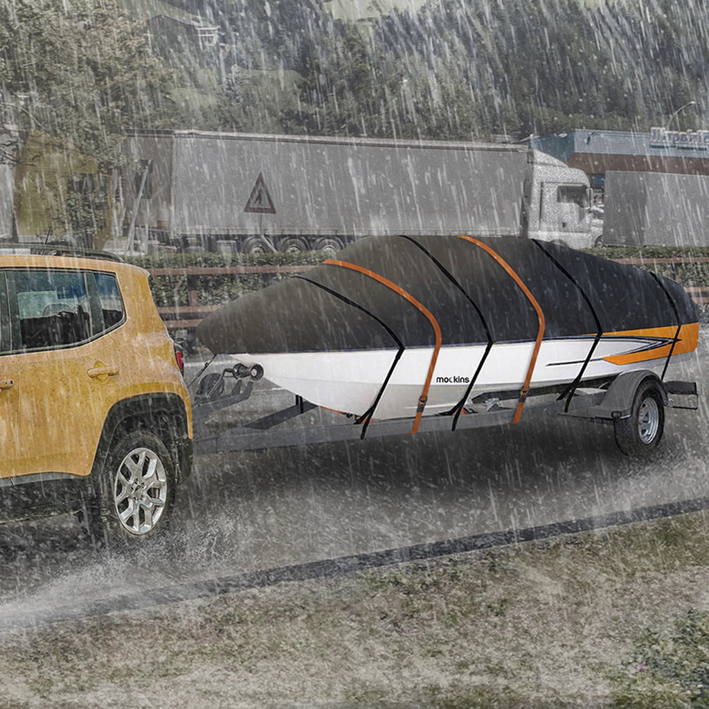 600D Polyester Oxford Trailerable Boat Cover H885923