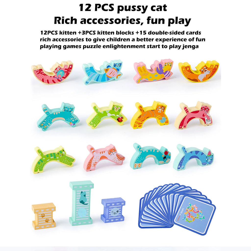 Wooden Stacking Building Blocks Toy J941