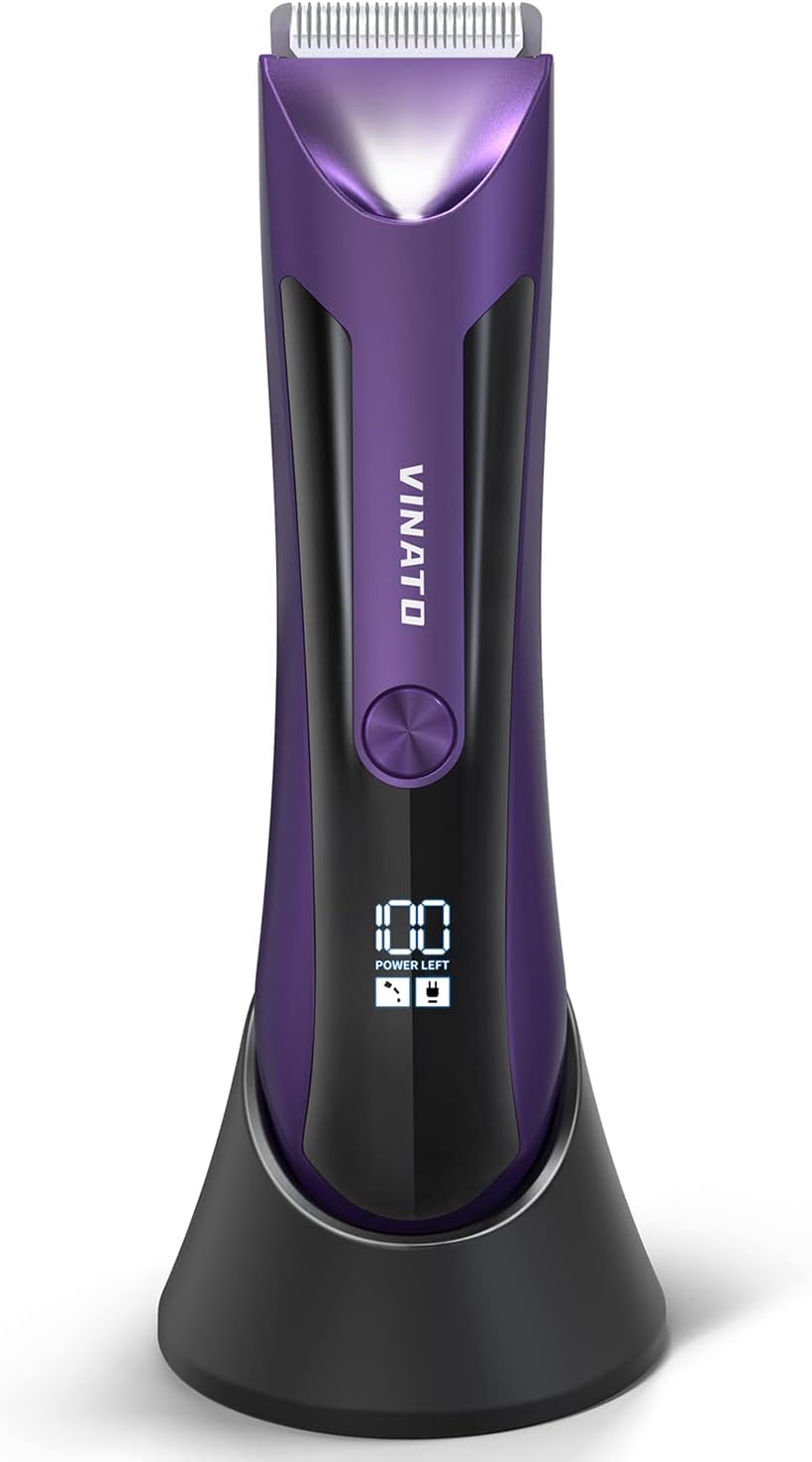 Waterproof Electric Body Hair Trimmer with Ceramic Blade X7107