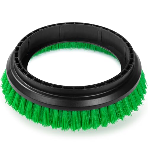 12" Diameter Light-Duty Green Scrub Brush R470