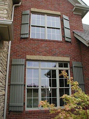 18x22W x 49x22H Exterior Composite Board-n-Batten Shutters (Per Pair) C300172