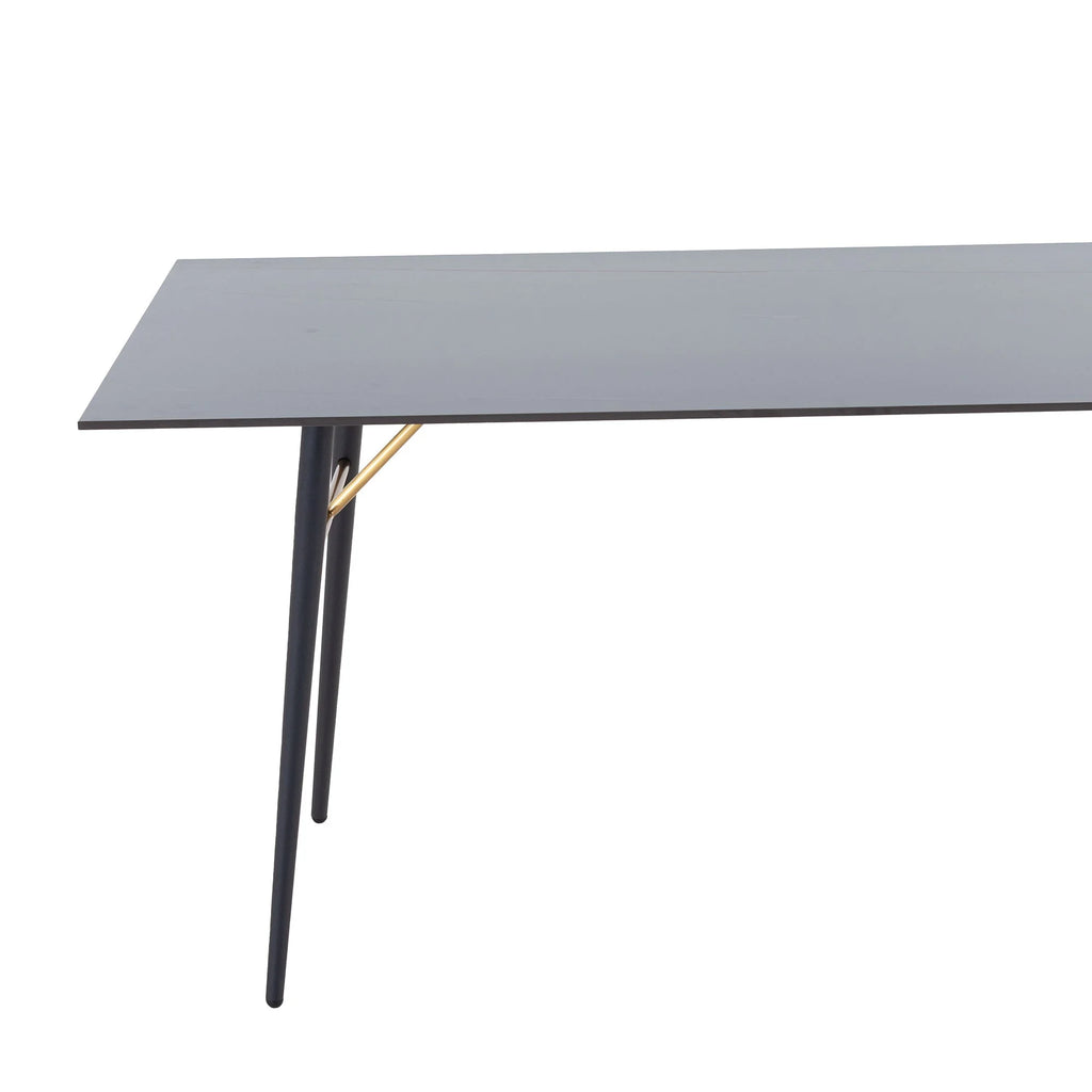 Black 70inch Ceramic Tile Dining Table S322937
