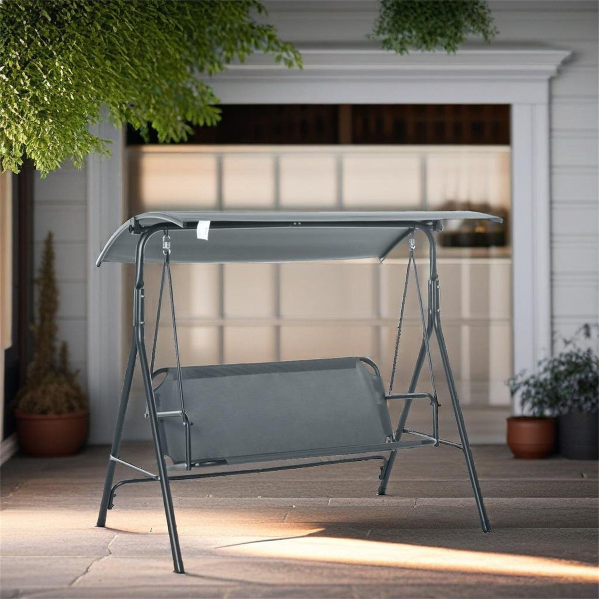3-Person Porch Swing with Stand G489