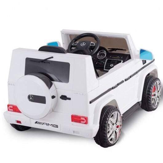 White Remote Control Kids Riding Car A434768