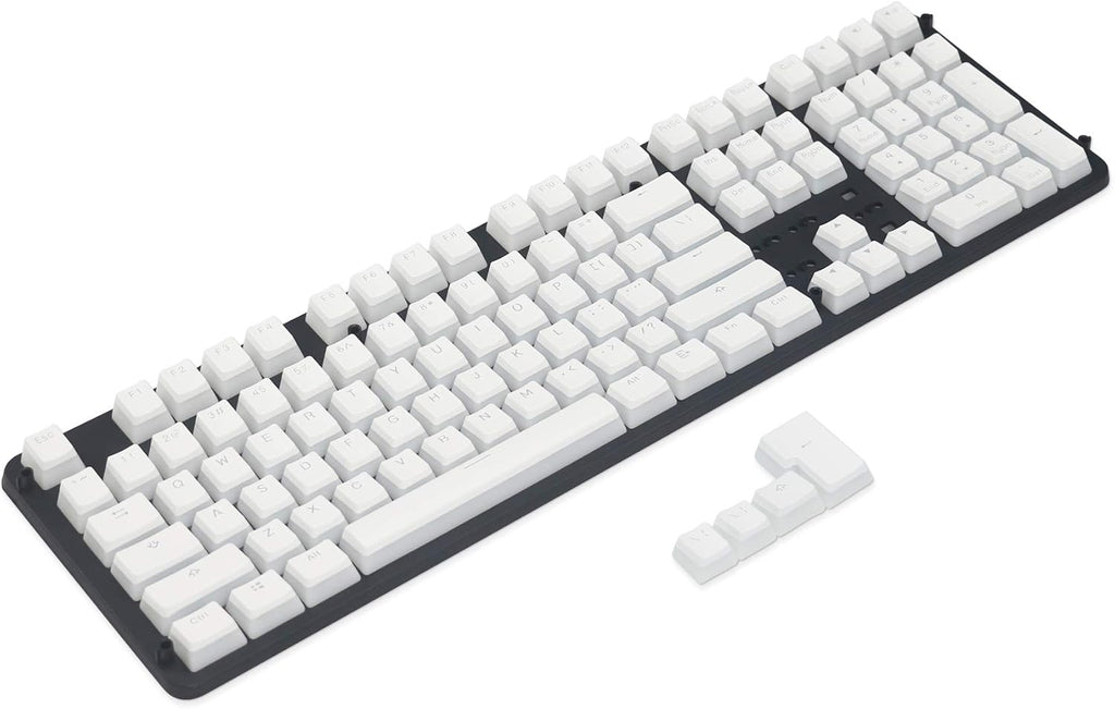 PBT Doubleshot Cherry MX Keycap Set OEM Profile Translucent White I454461