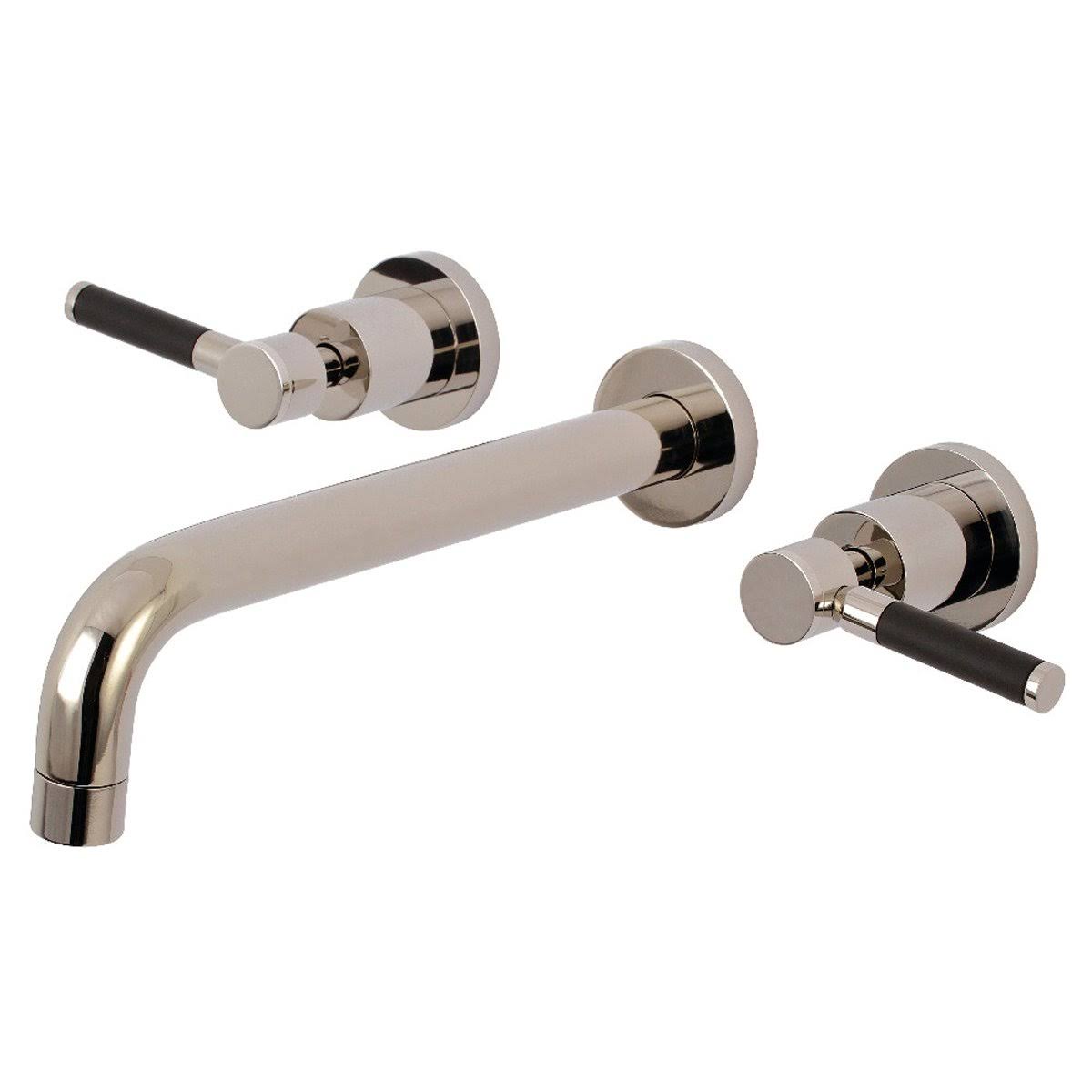 Brushed Brass 2-Handle Wall Mount Roman Tub Faucet M8325