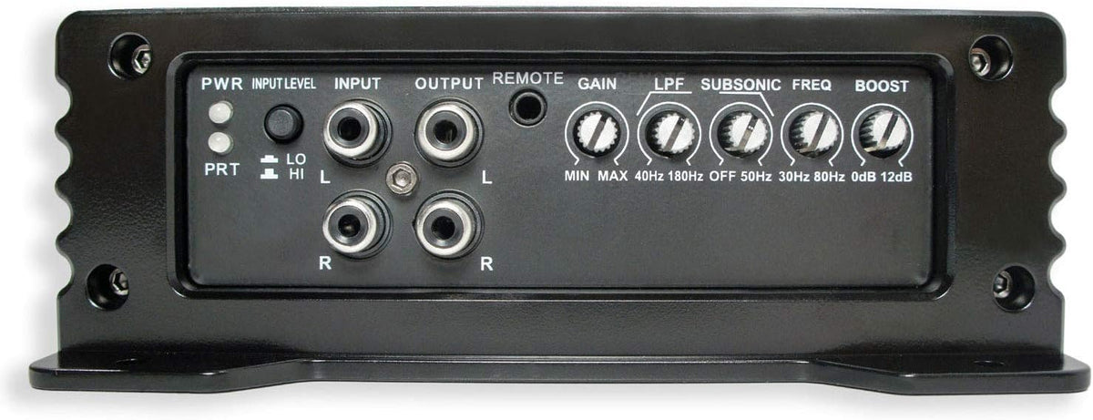 Single 12 Vented Port Sub Box & Car Stereo Amplifier J7392