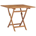 Folding Garden Table Solid Teak Wood V754462