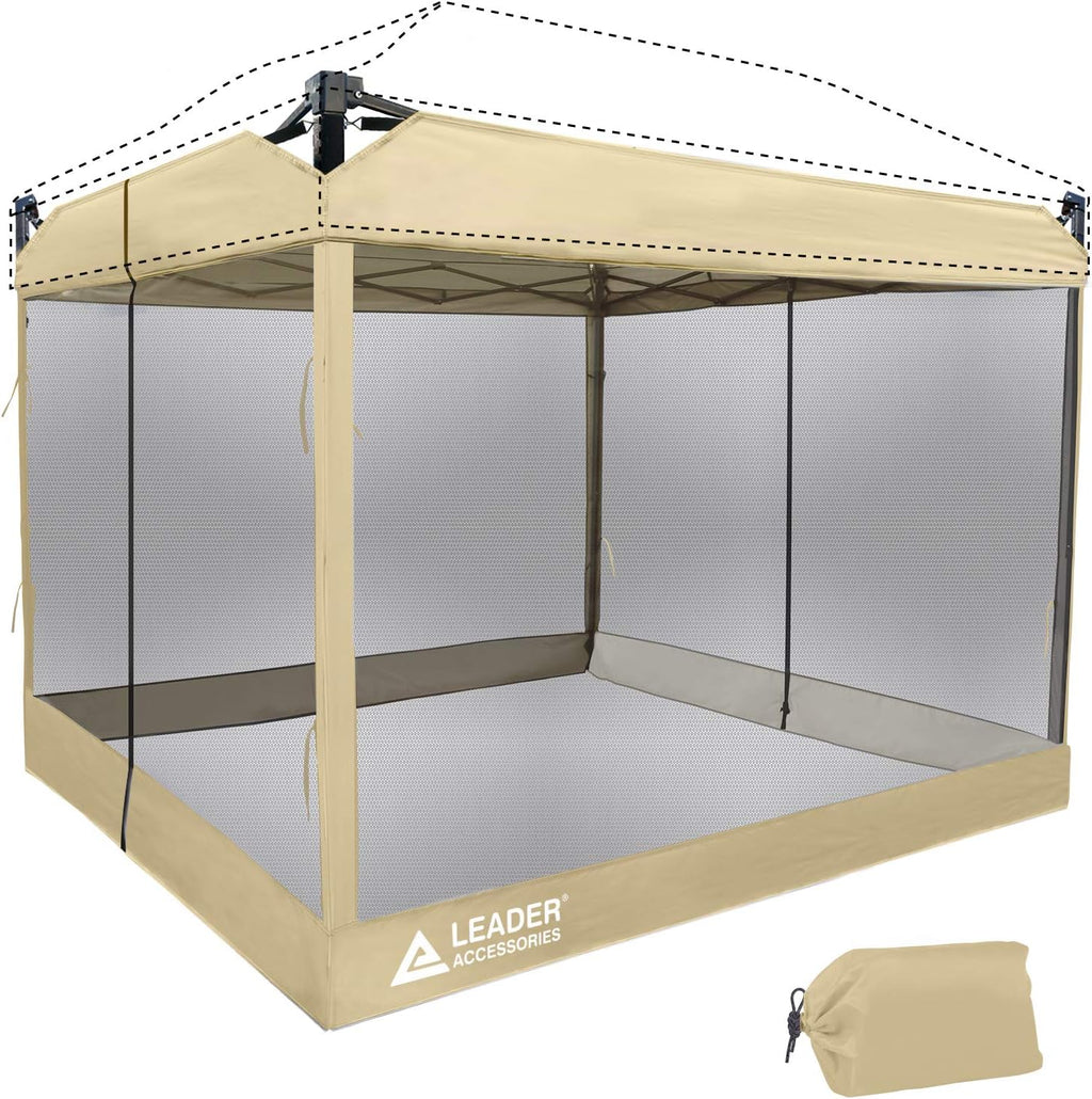 Mesh Screen Zippered Wall Panels for 10' x 10' Canopy R3292