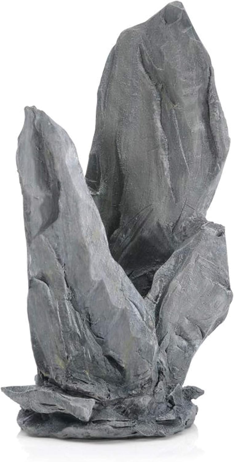 Slate Stack Ornament Medium Grey Aquariums C858015