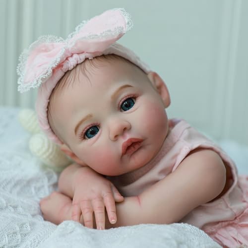 18 Inch Realistic Reborn Baby Doll with Soft Weighted Body W27180