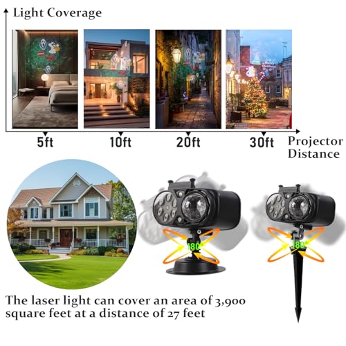 Holiday Projector with 10 HD Replaceable Slides R67608