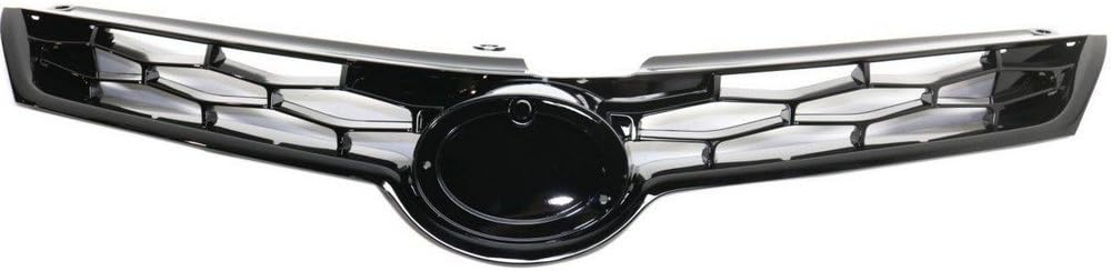 Front Grille Grill Plastic Black Pack of 2 P951