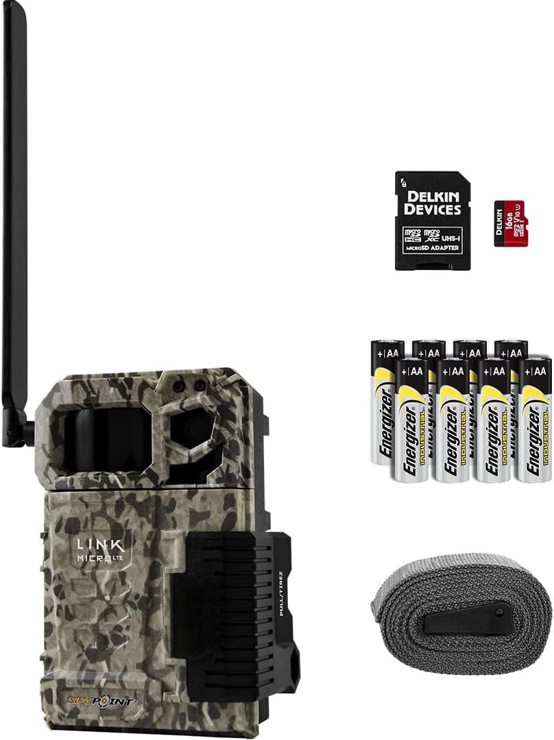 Cellular Trail Camera with 8 AA Batteries and 32g MicroSD Card O253
