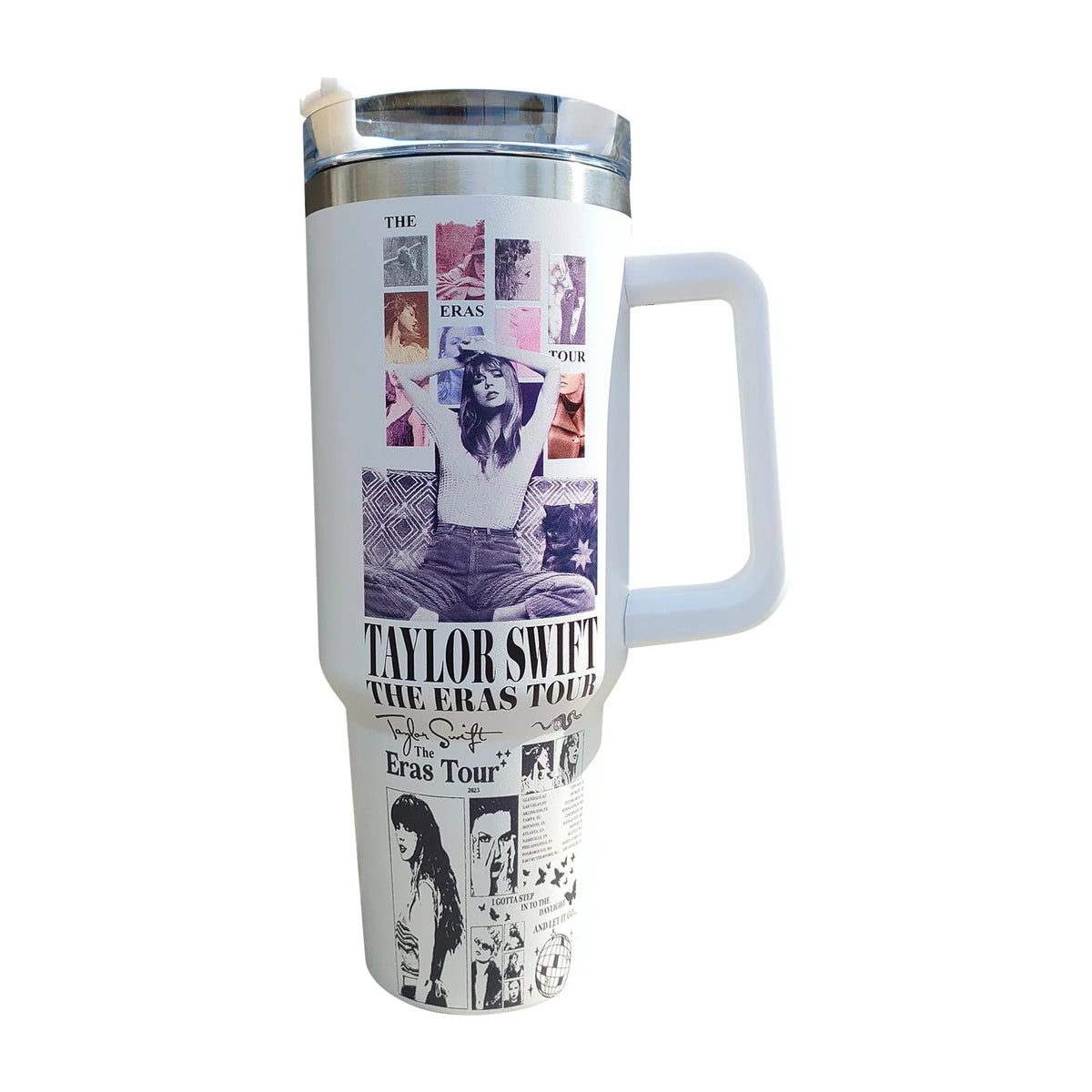 Stainless Steel 40 oz Tumbler with Handle Y898