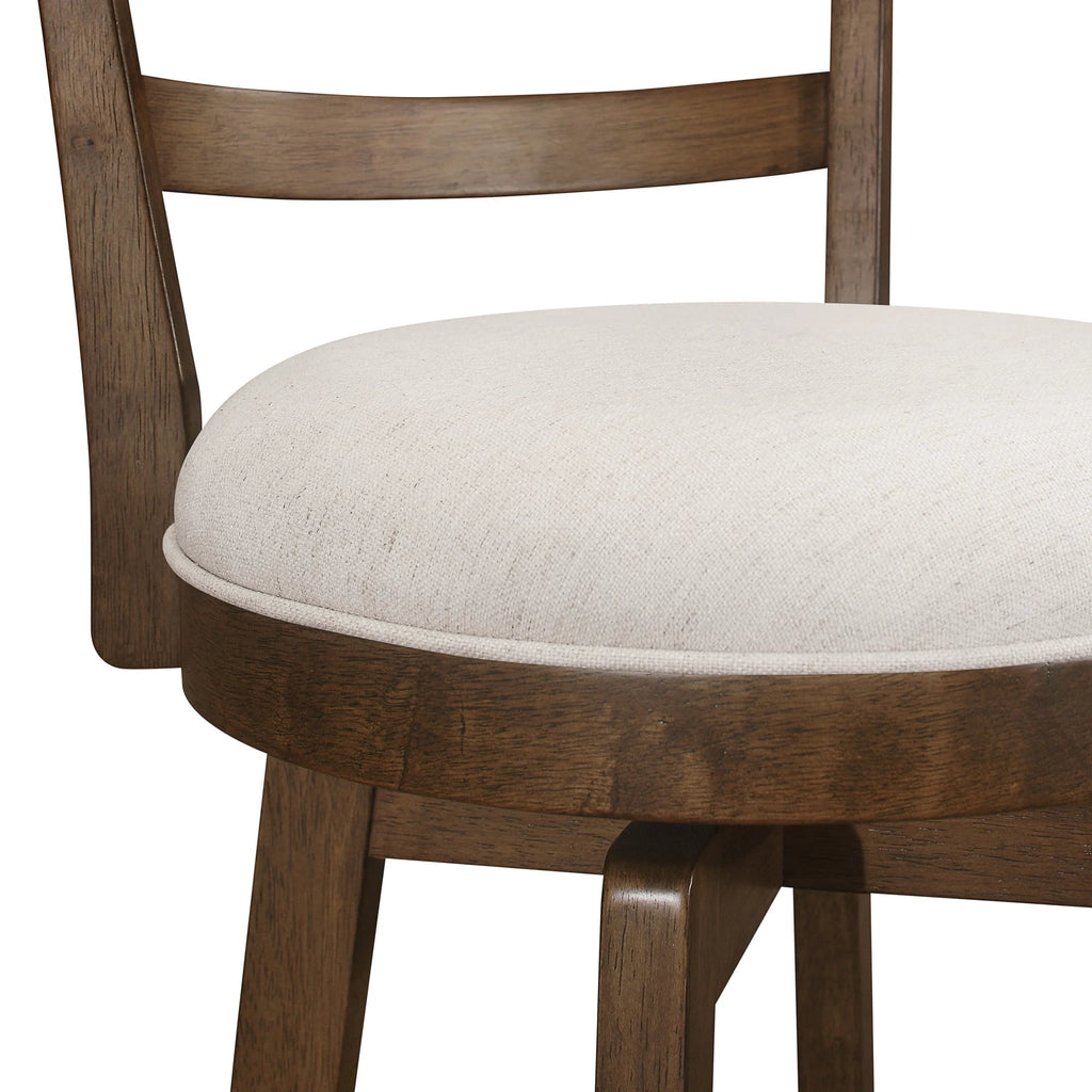Wood Counter Height Swivel Stool Y531022