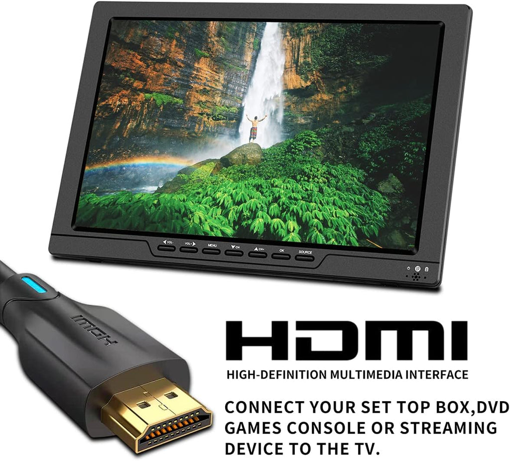 13.3 Inch Portable TV with ATSC Digital TV, Rechargeable Battery O758798