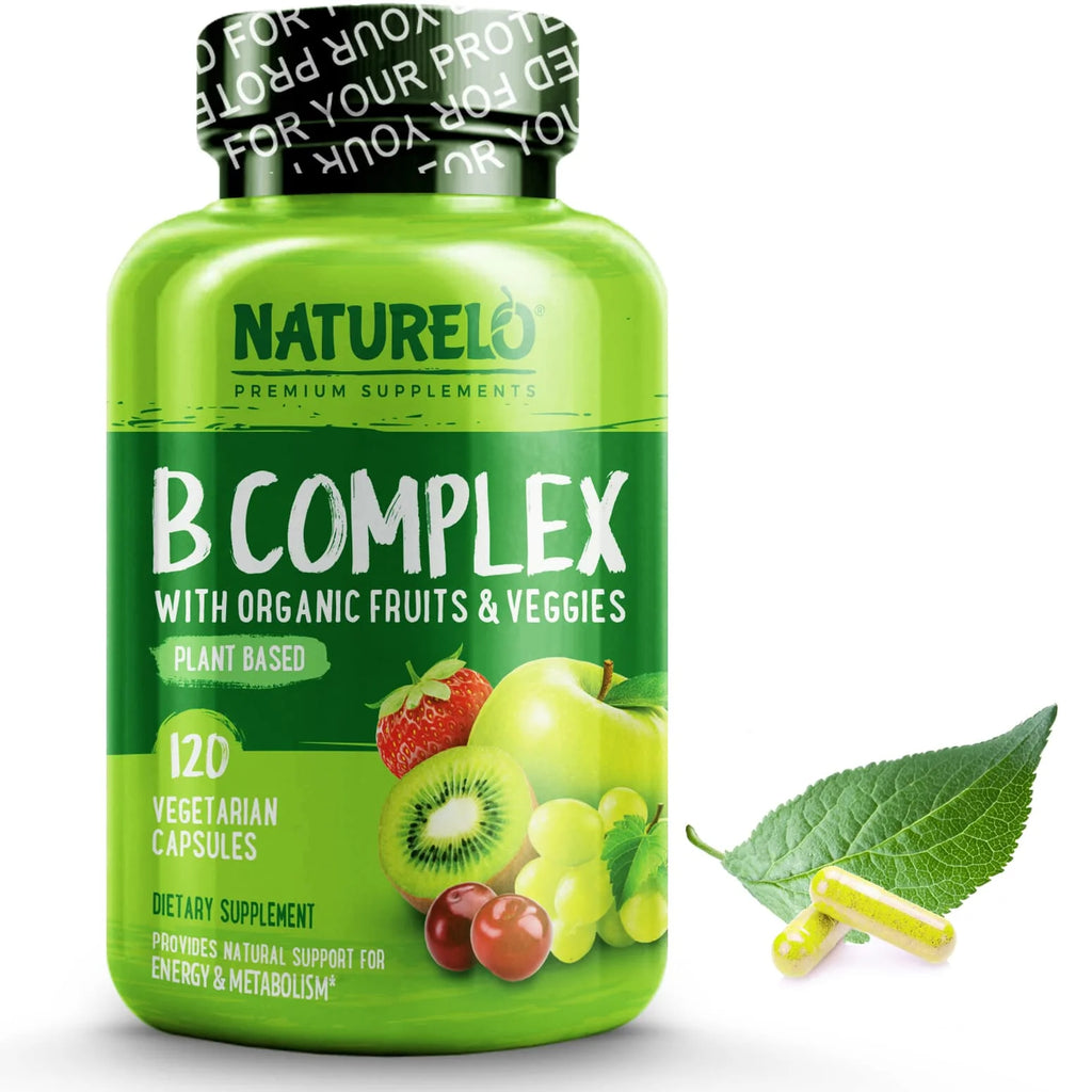Vitamin B Complex with Methyl B12 Methyl Folate 120 Capsules F44842