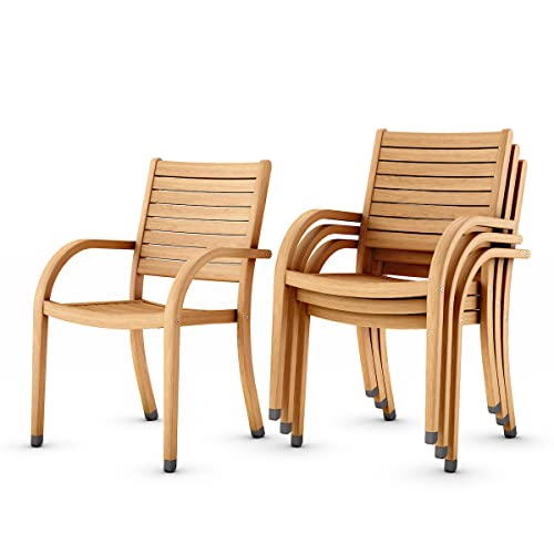 Extendable Patio Table Teak Finish U159