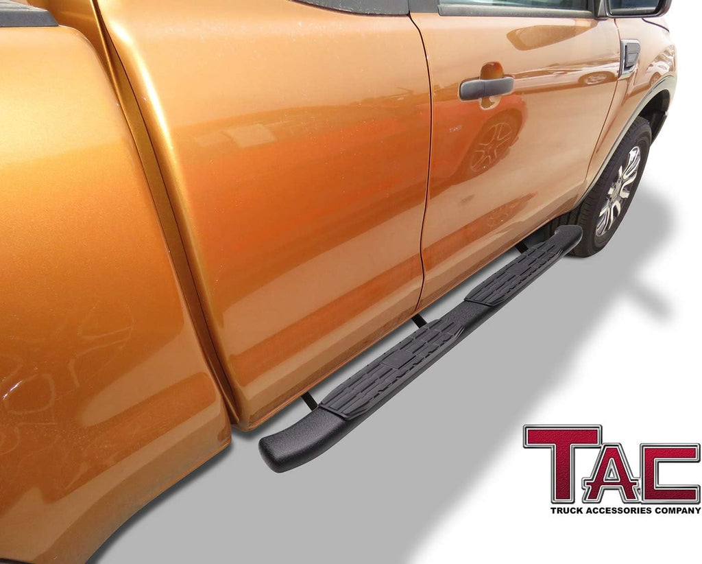 Black Texture Side Bars for Ford Ranger Super Cab Pickup (2pcs) J84217