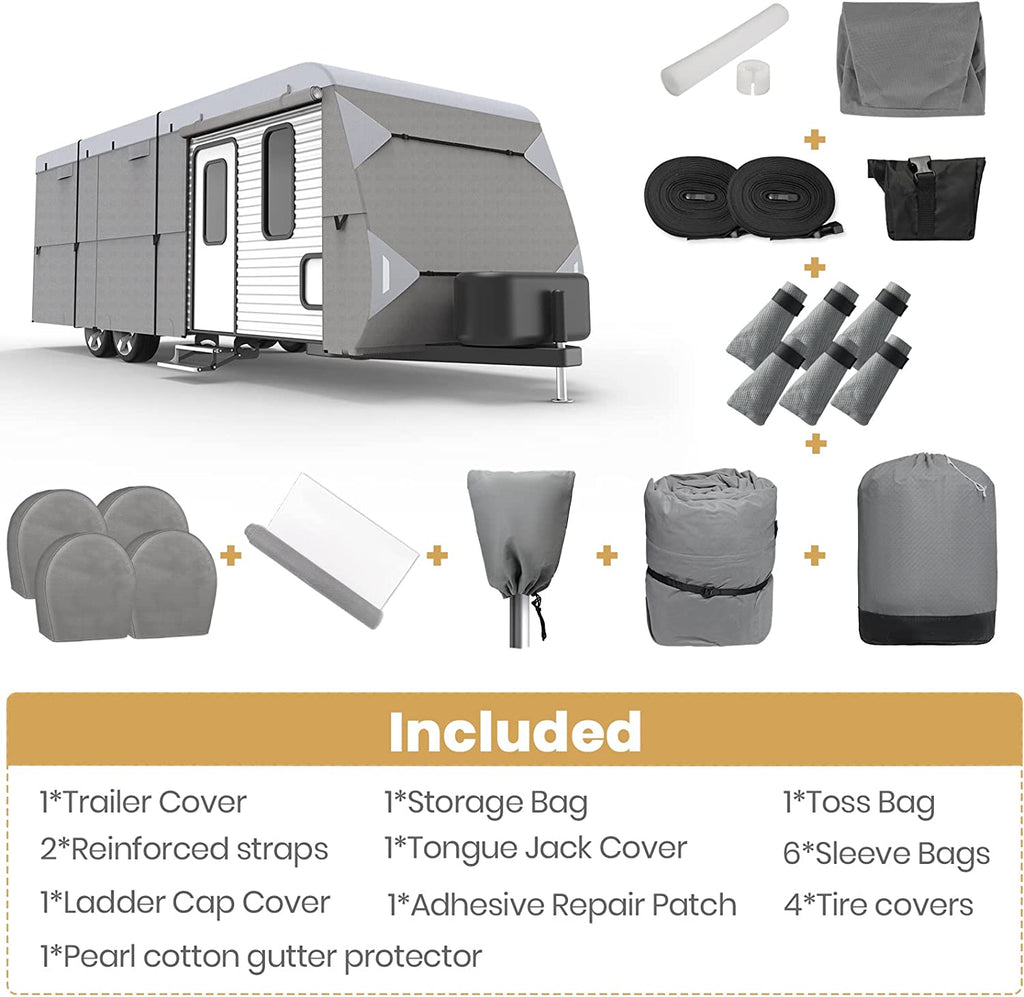 RV Cover with 4 Tire Covers A71184