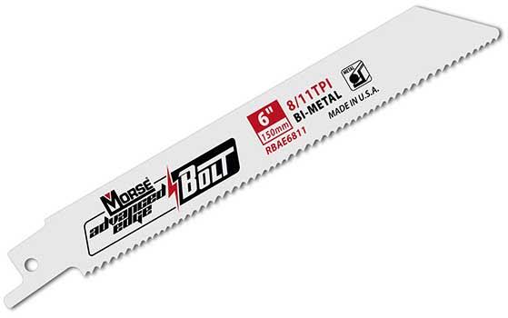 11/15 TPI Bimetal Reciprocating Saw Blade 50-Pack P972626