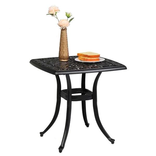 Cast Aluminum Square Outdoor Table Y778980