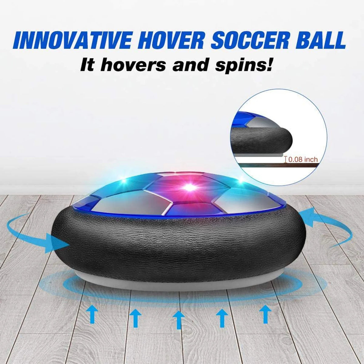 Hover Soccer Ball with Colorful LED Light U38379
