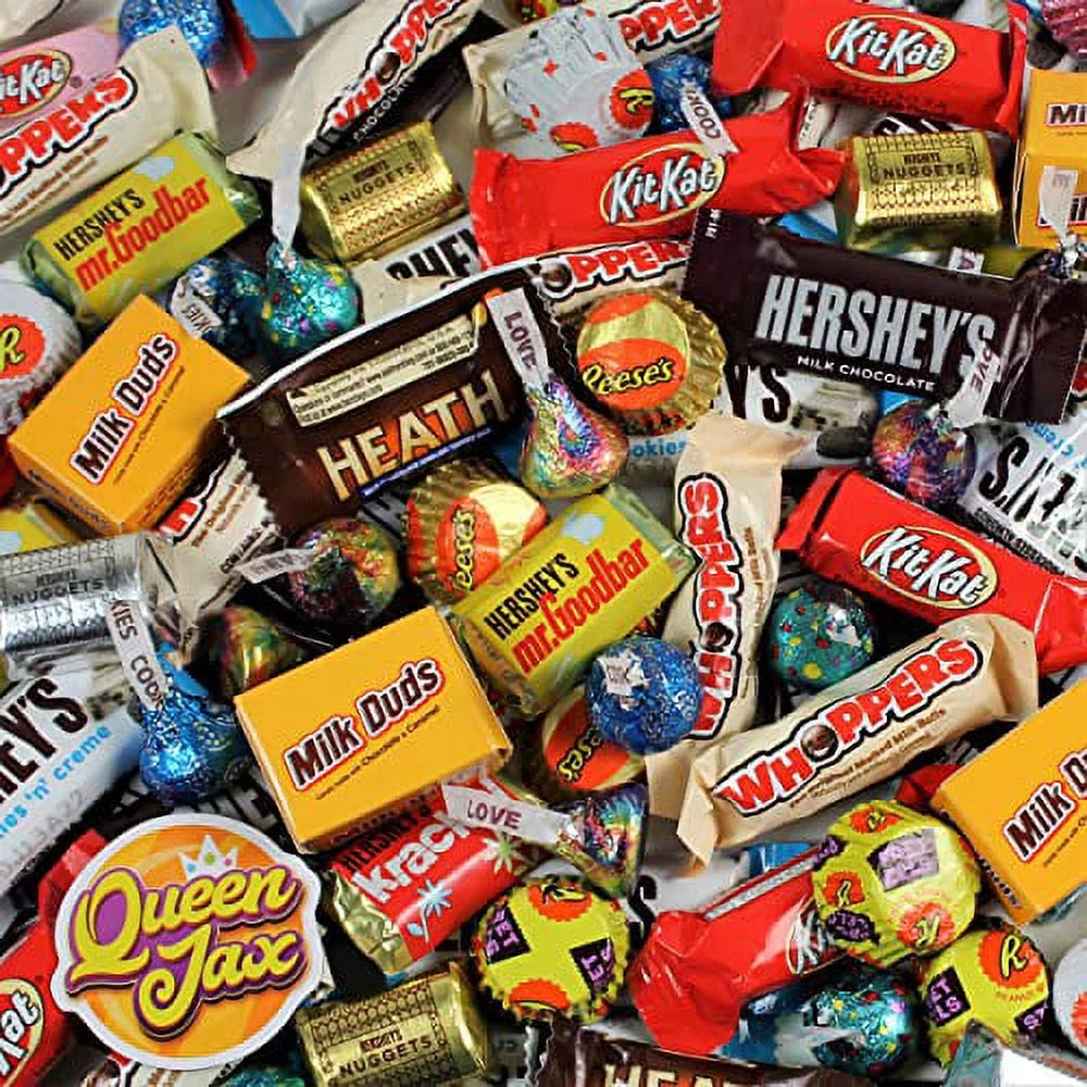 Assorted Chocolate Candy Variety Pack - 10 Lb Bulk Individually Wrapped Chocolate L334