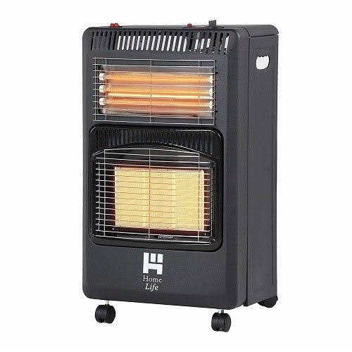 Black Foldable Propane and Electric Cabinet Heater R405077