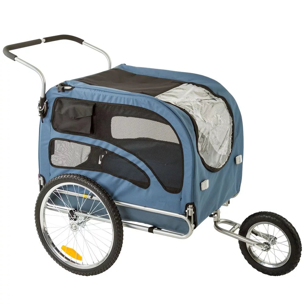 Blue Bicycle Dog Trailer Carrier K1272