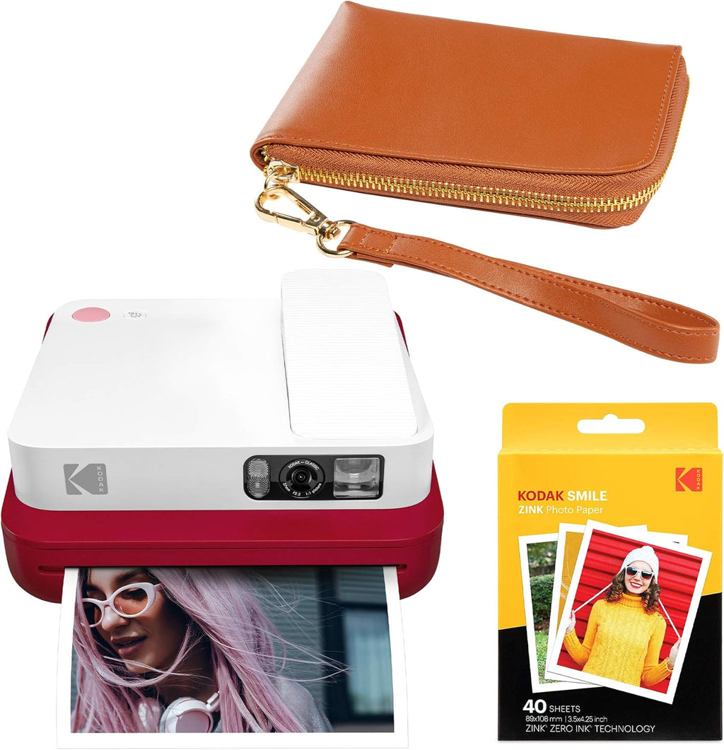 Black Digital Instant Camera with Bluetooth P2341