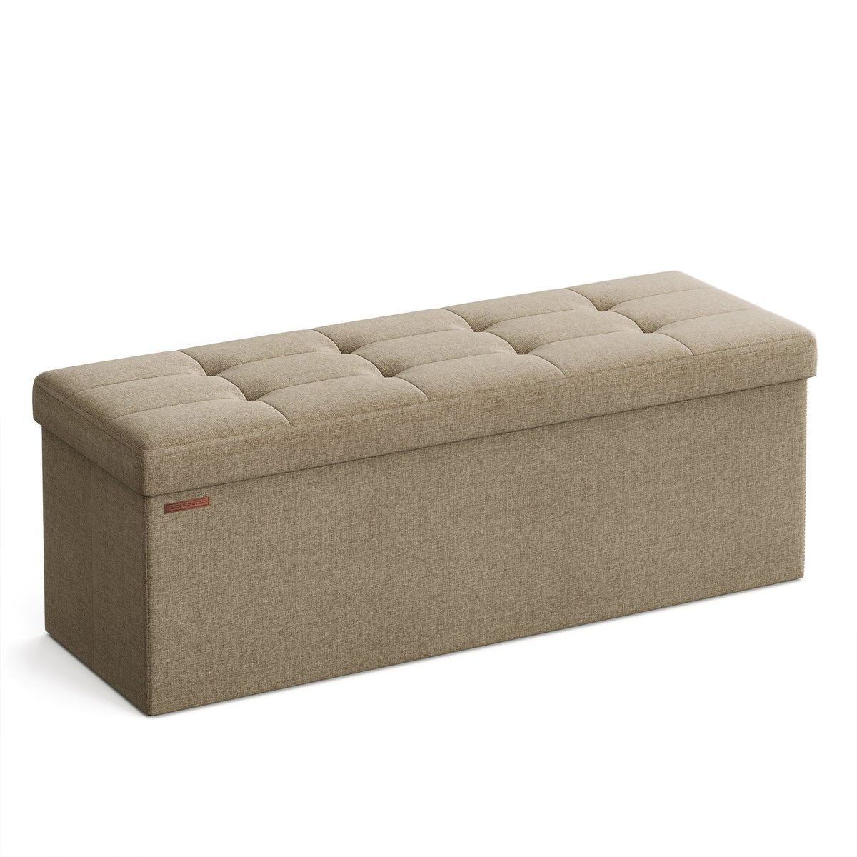 Navy Blue Storage Ottoman Bench N954